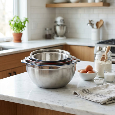 Noble Nest Premium Stainless Steel Mixing Bowl Set